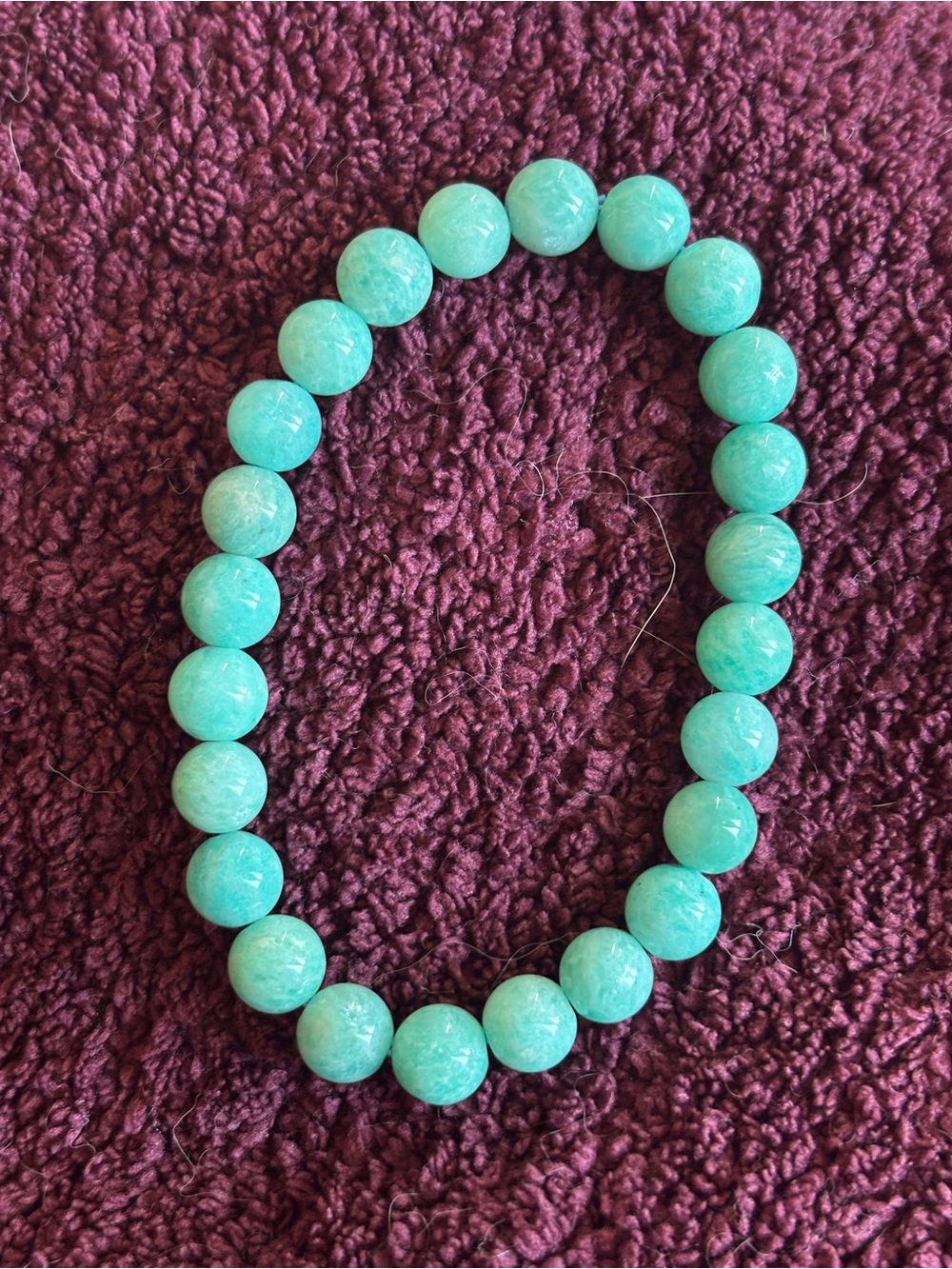 Amazonite Stretch Bead Bracelet